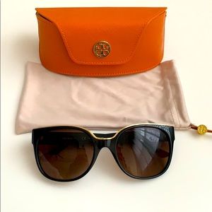 Tory Burch Sunglasses with Gold Detail
